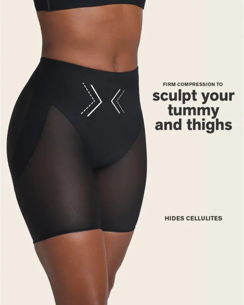 High-waisted Shaping Shorts E306576