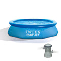 10ft x 30in Above Ground Inflatable Family Swimming Pool with Pump G223