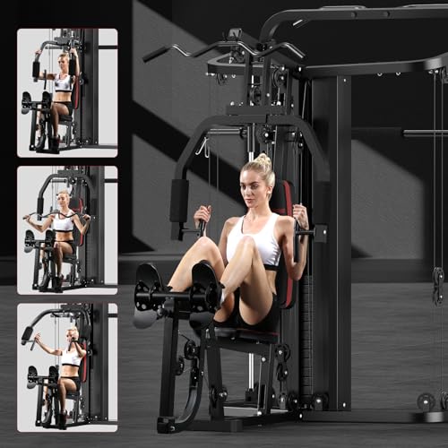 Home Gym System Workout Station with 138LB Weight Stack R820010