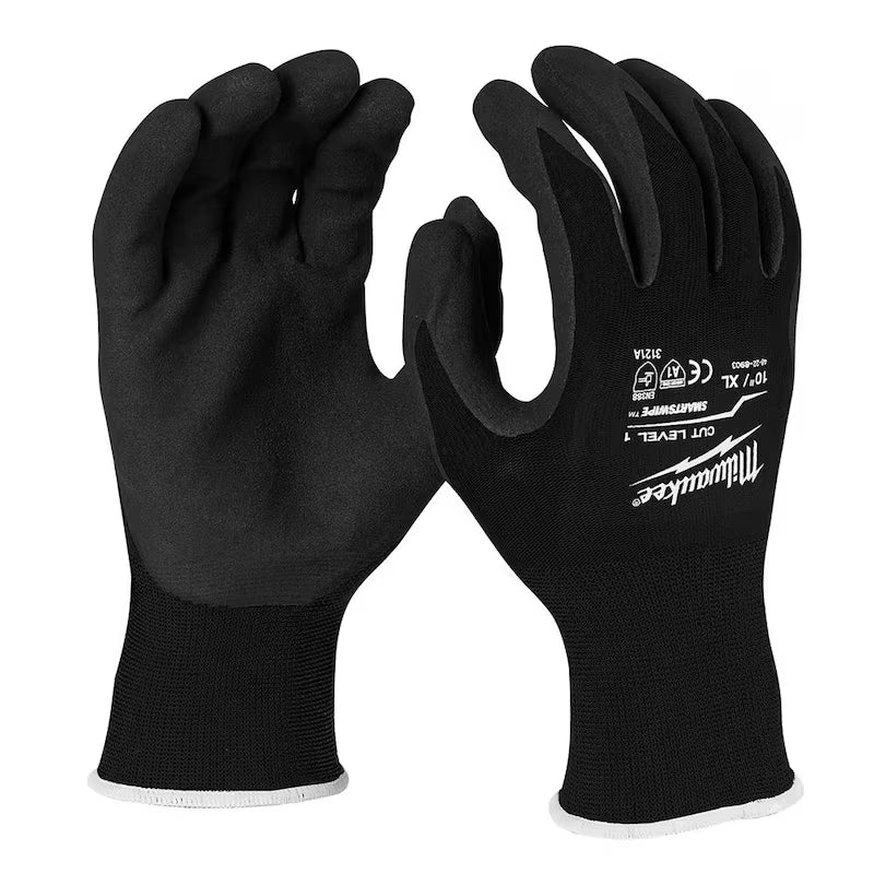 Black Nitrile Cut Resistant Work Gloves R1578