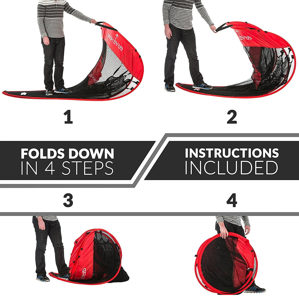 Pop-up Golf Net with Ball Return Z6835