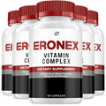 5 Pack 300 Capsules Dietary Supplement M6966