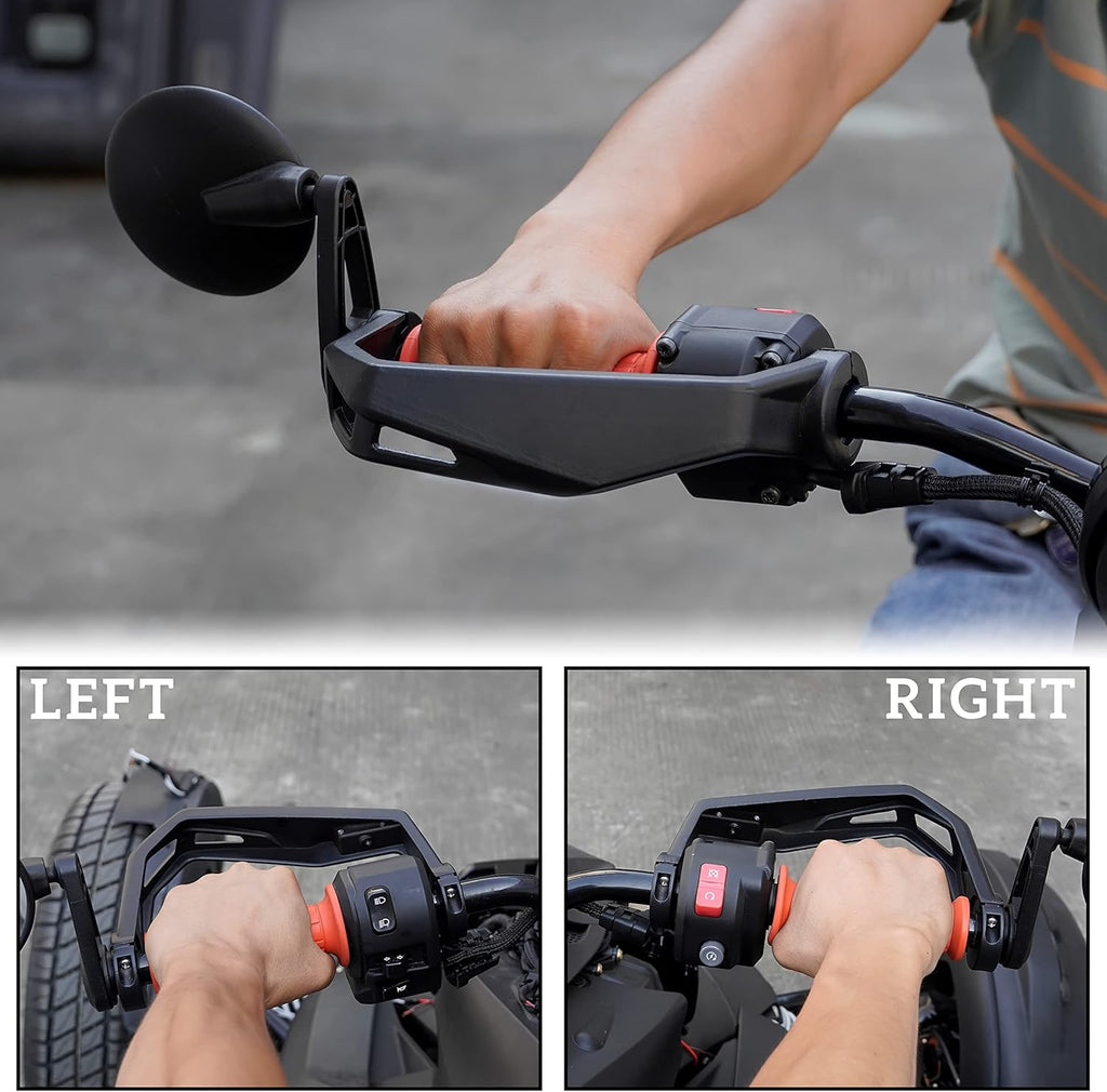 Black Aluminum Hand Guards Protector Kit (2PCS) K22037