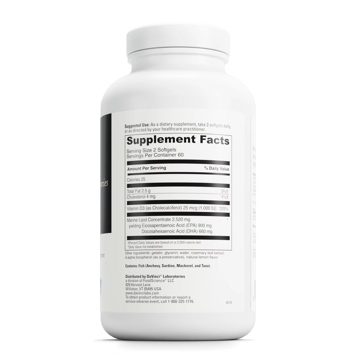 Omega 3 Lemon Flavor 120 Softgels K322345