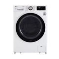 24 in. W 2.4 Cu. Ft. Compact Stackable Smart Front Load Washer in White with Steam D849150