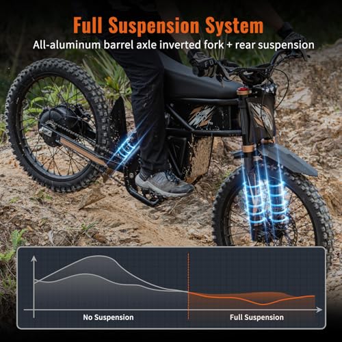 2500W Electric Dirt Bike with Removable Batteries S1509