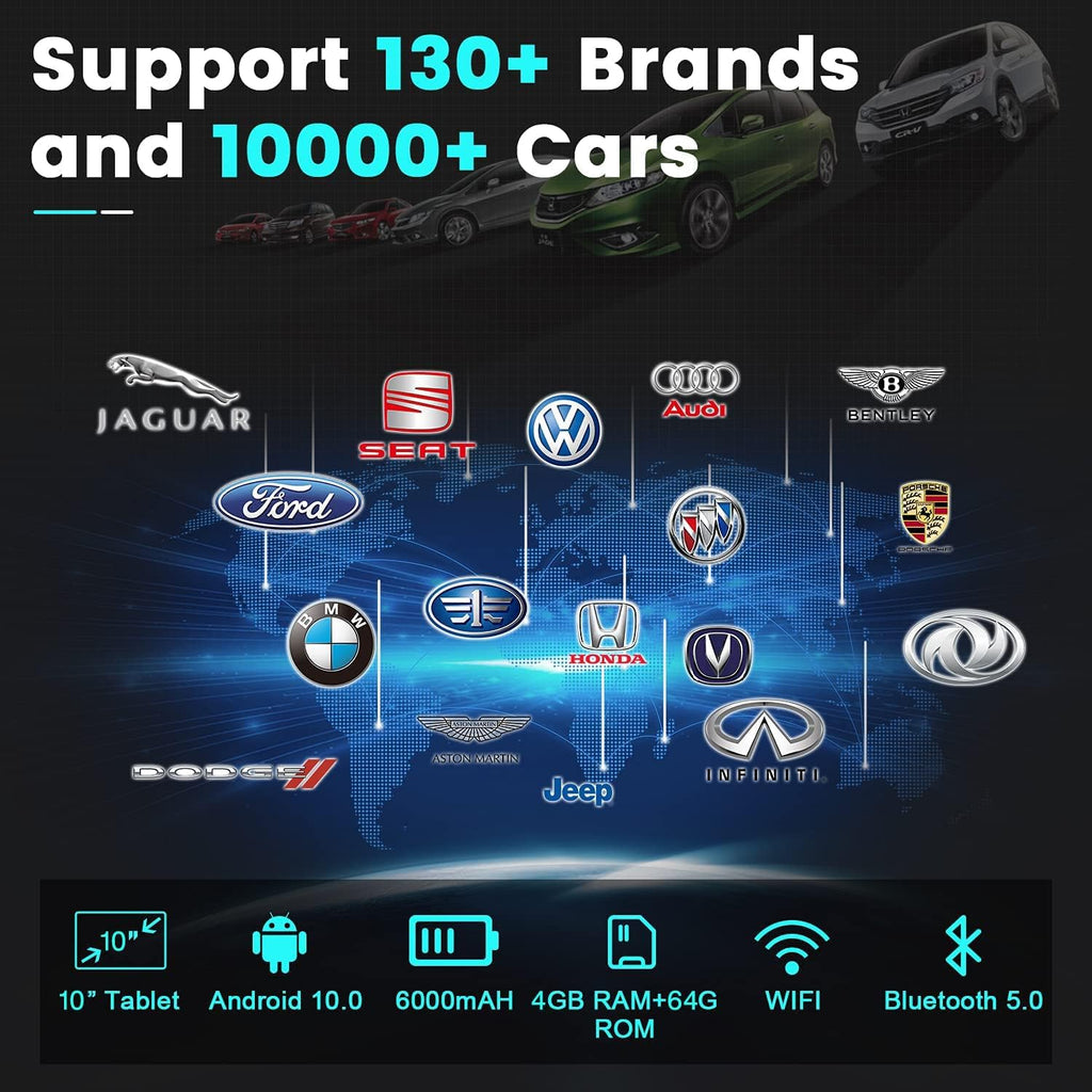 OBD2 Scanner with 34 Reset Functions J250