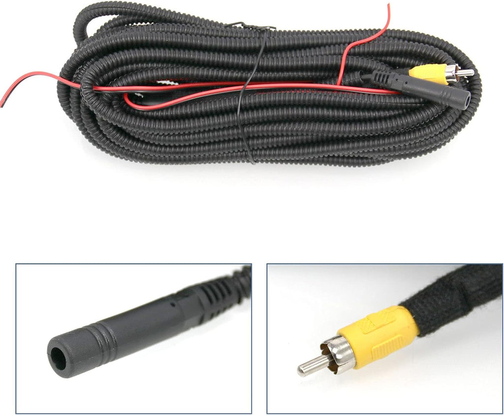 Tailgate Handle Backup Camera Rear View with RCA Connector X38148