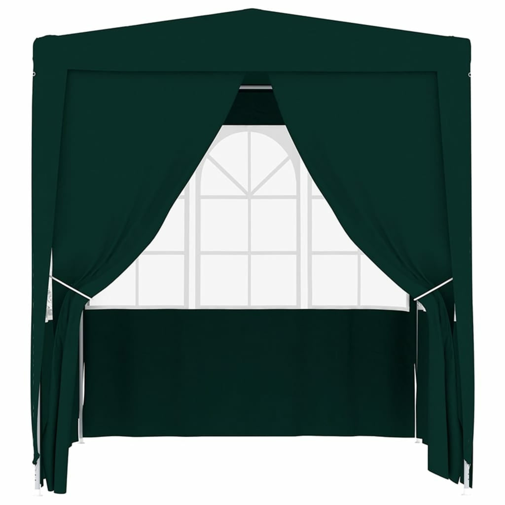 Green Party Tent with Side Walls 6.6'x6.6' Q1786