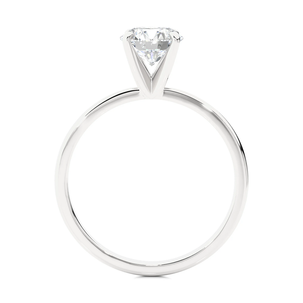 14k White Gold Solitaire Engagement Ring C547