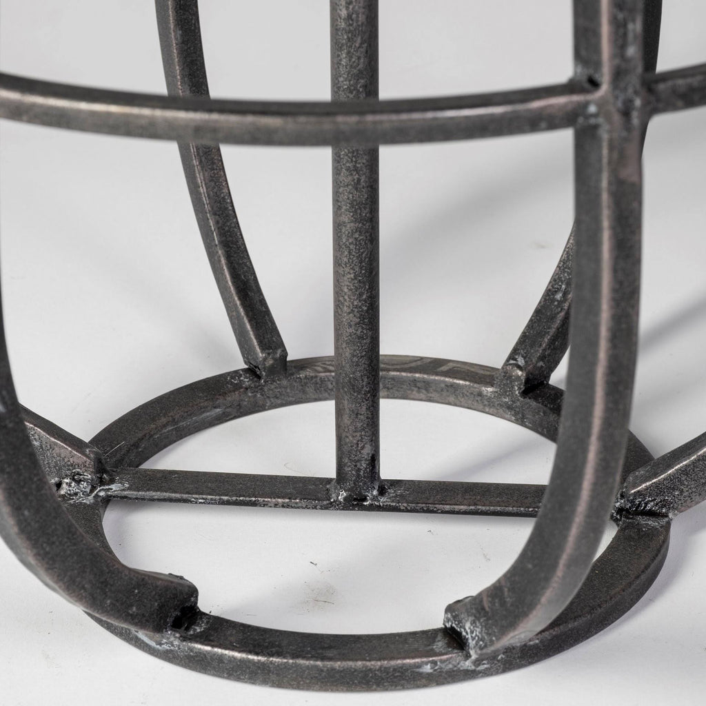 Black Metal Candle Holder Lantern P303
