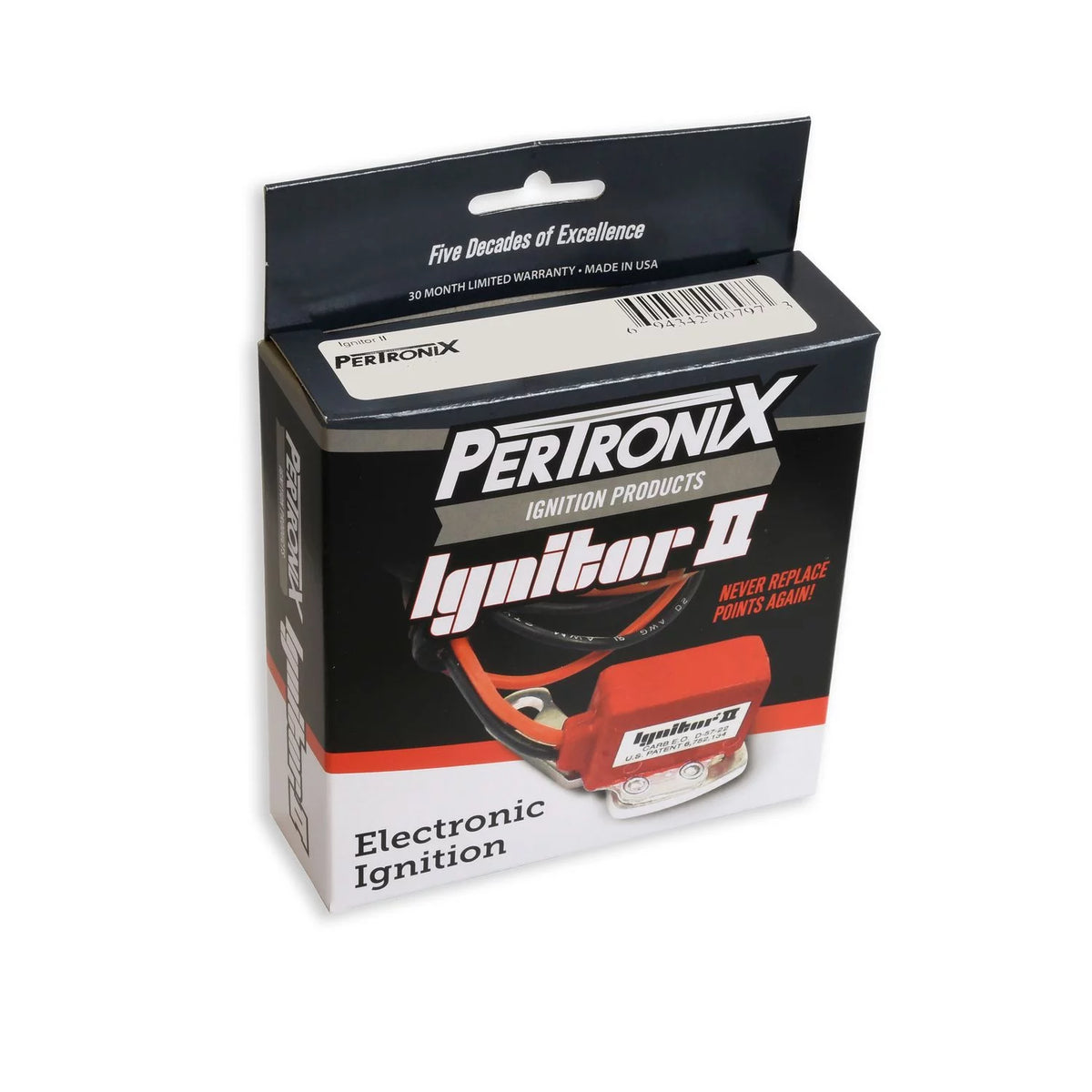 Ignitor II Kit for 8 Cylinders Single Point Distributors 12-Volt Negative Ground R220