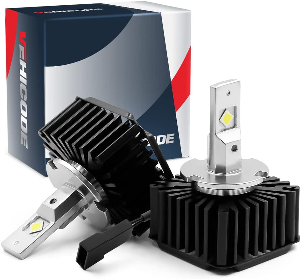 LED Headlight Conversion Kit 70W 8400Lms 6000K White (2 Pack) D6231