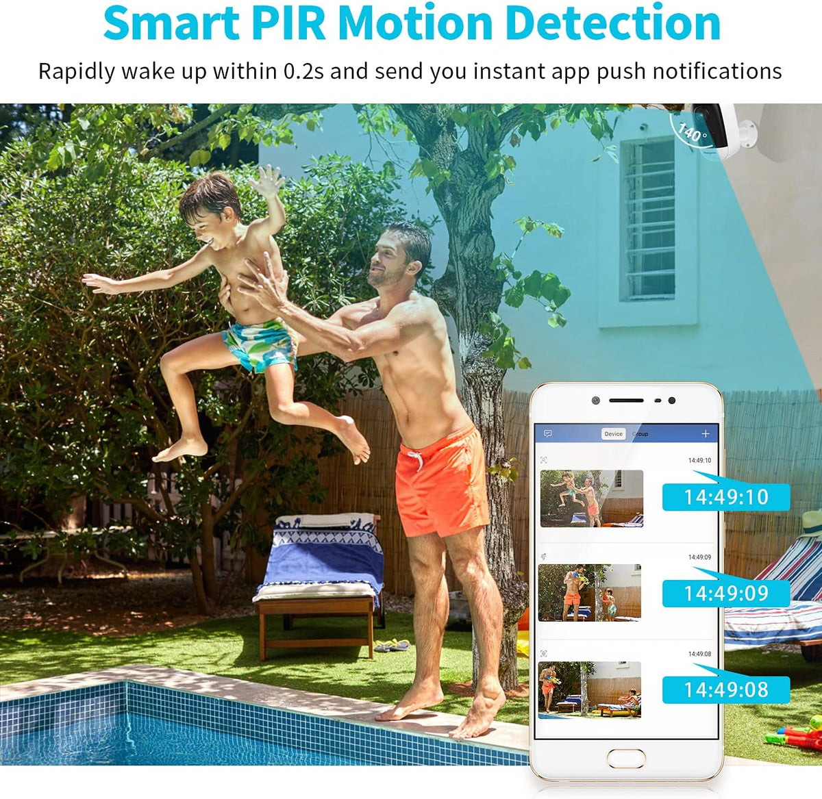 Solar Powered Wireless Security Camera with Night Vision Q7552