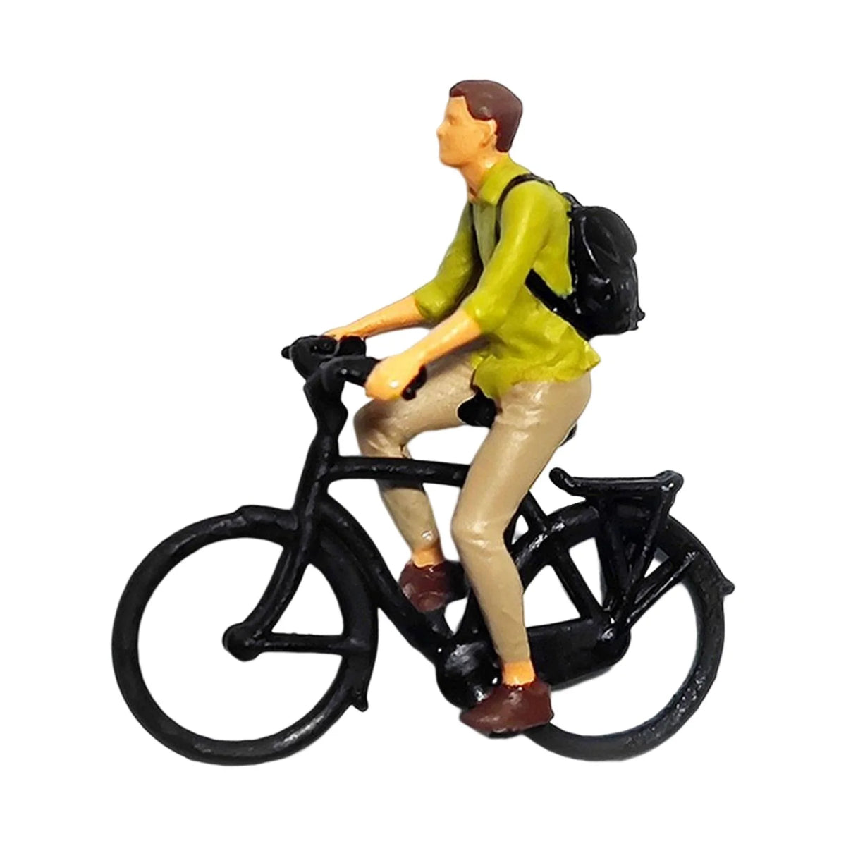 1/87 Scale Cyclist Figures Mini People Model Ornament L782121