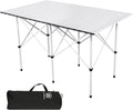 Lightweight Portable Aluminum Camping Table with Carry Bag I567