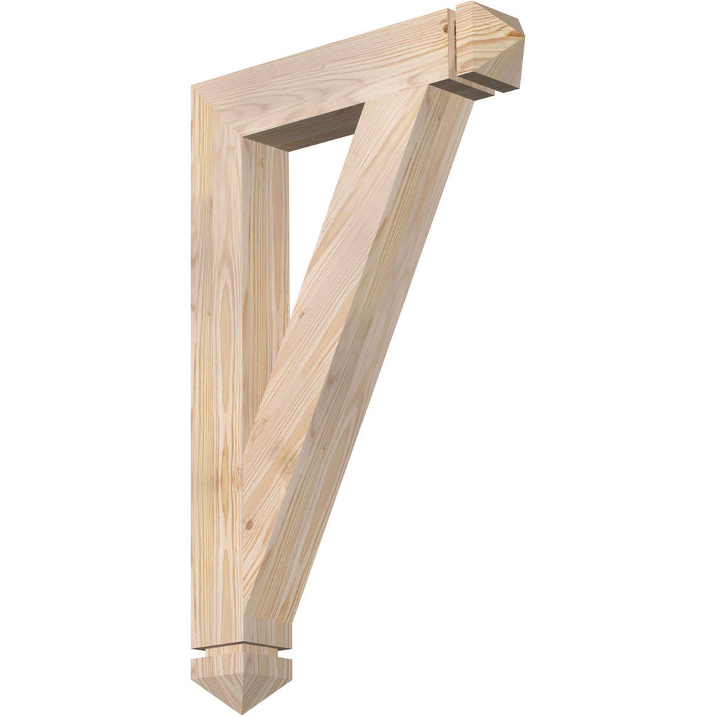 Traditional Arts & Crafts Smooth Bracket, Douglas Fir N9749