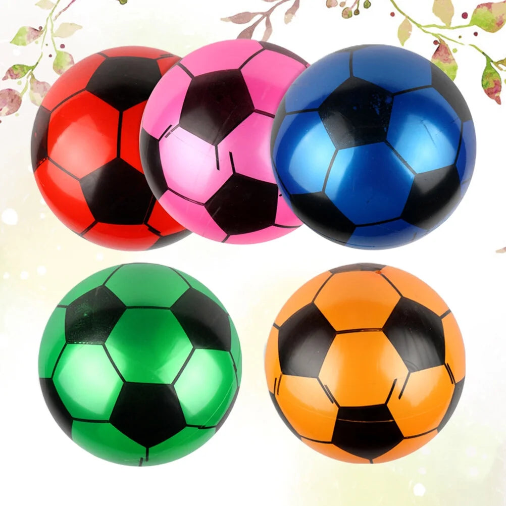 5PCS Inflatable Rubber Football Toys L815