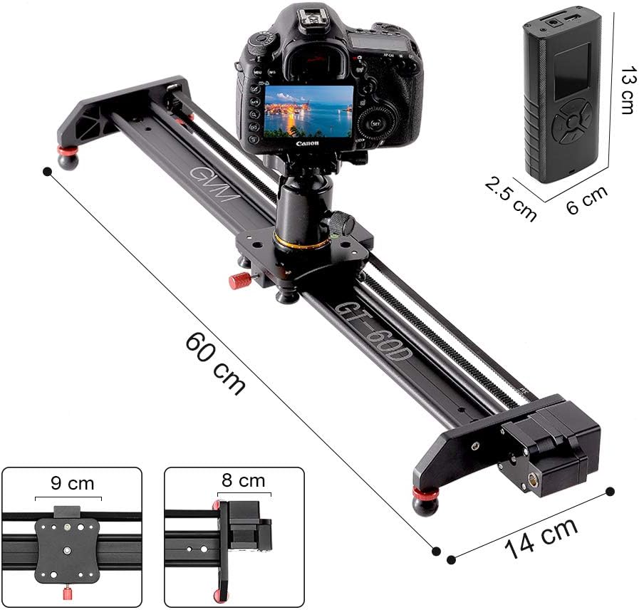 Motorized Camera Slider Video Rail Track Dolly with Controller Z40843