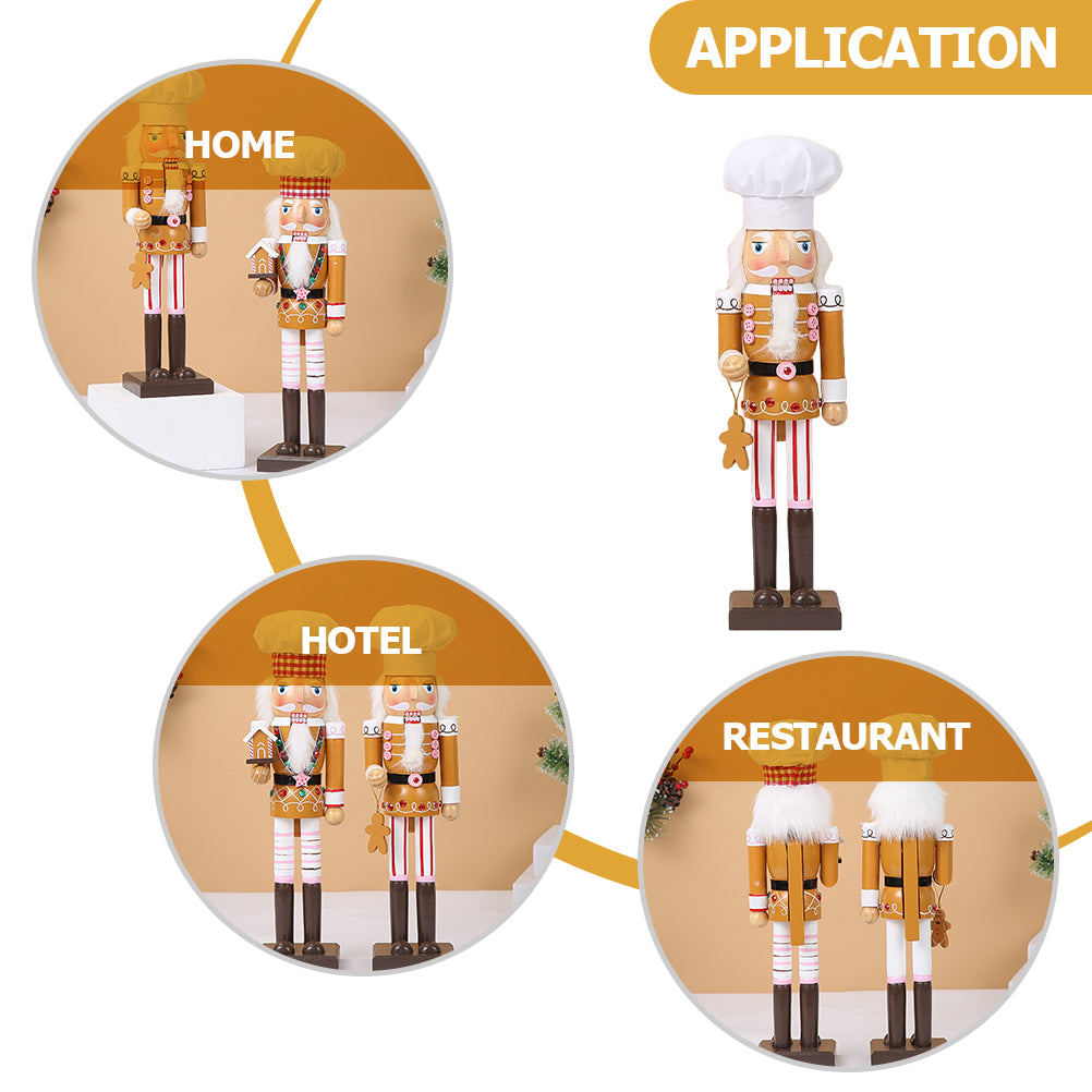 Nutcracker Wooden Table Decorative Figurines F76434