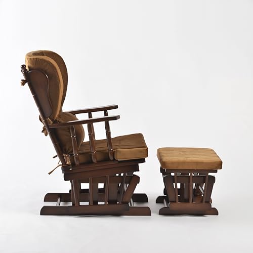 Pumpkin Glider Chair and Ottoman Set X53961