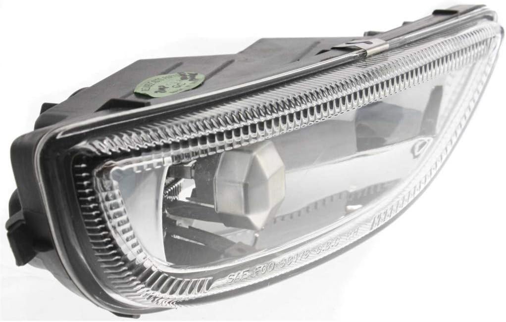 Fog Light Assembly Driver and Passenger Side with Bulbs W515