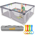 Extra Large Baby Playpen with Soft Breathable Mesh I32885