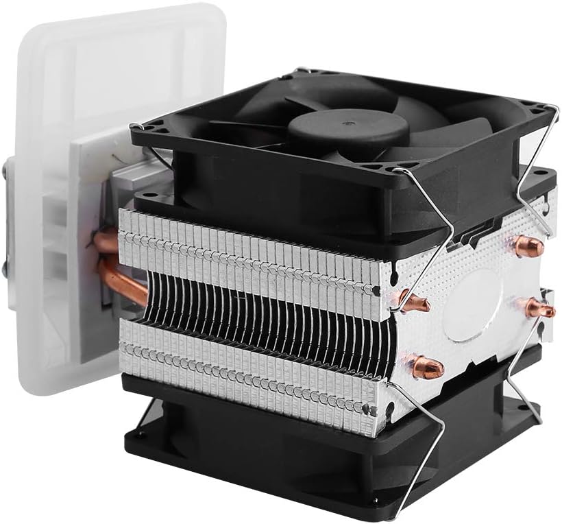 12V Semiconductor Refrigeration Thermoelectric Peltier Air Cooling Dehumidification System Cooler Fan Kit 175x100x98 mm T2864