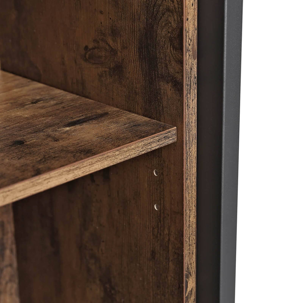 Lowell Storage Cabinet with 3 Shelves and Cupboard N9952