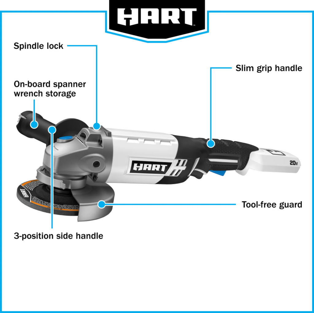 Cordless 4 1/2-inch Angle Grinder Kit O370995