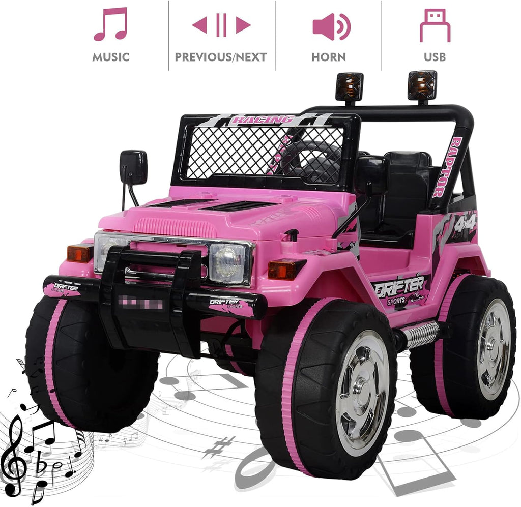 Pink 12V Kids Ride On Electric Car F145