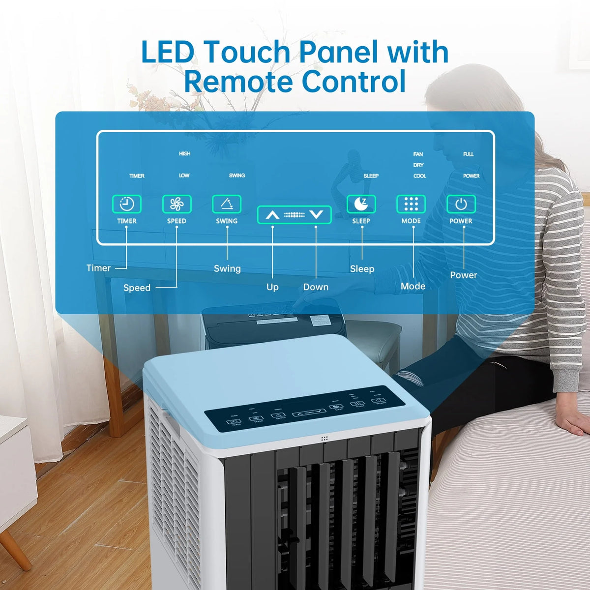 8000 BTU Portable Upright Air Conditioner N371759