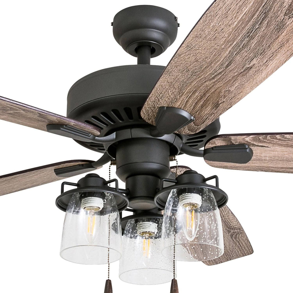 Bronze 60-Inch LED Ceiling Fan with Pull Chains P778370