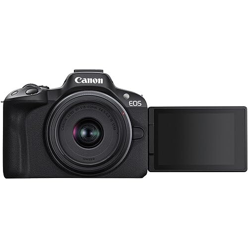 Black Mirrorless Camera with 18-45mm Lens Q667114
