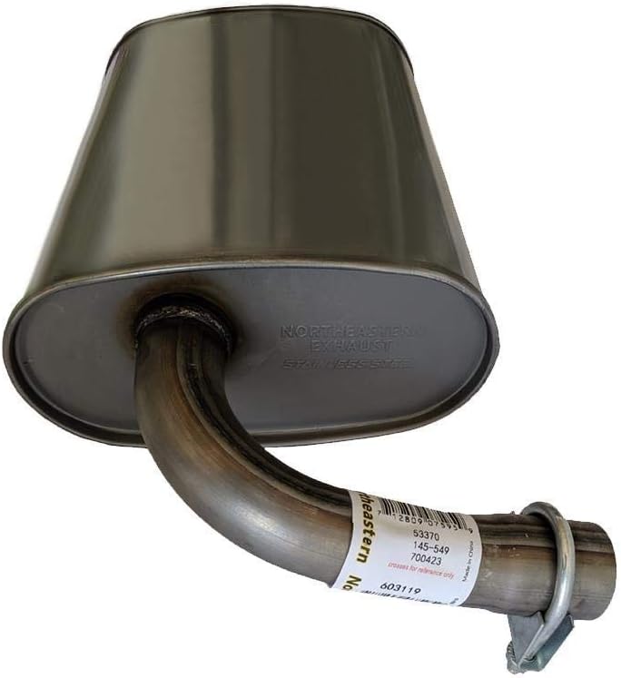 Stainless Steel Resonator Muffler Exhaust System Kit C24205