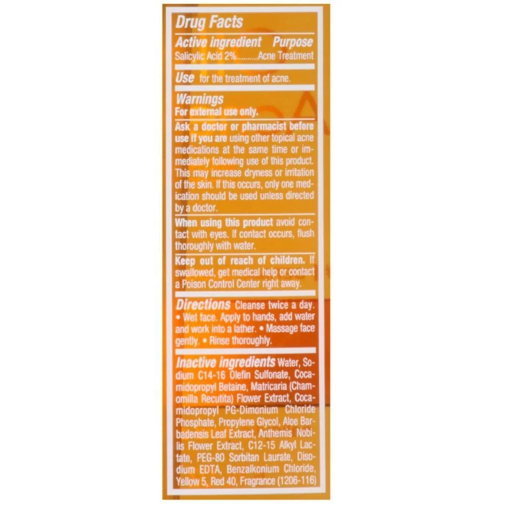 Oil-Free Acne Wash 6 oz (Pack of 8) J24007