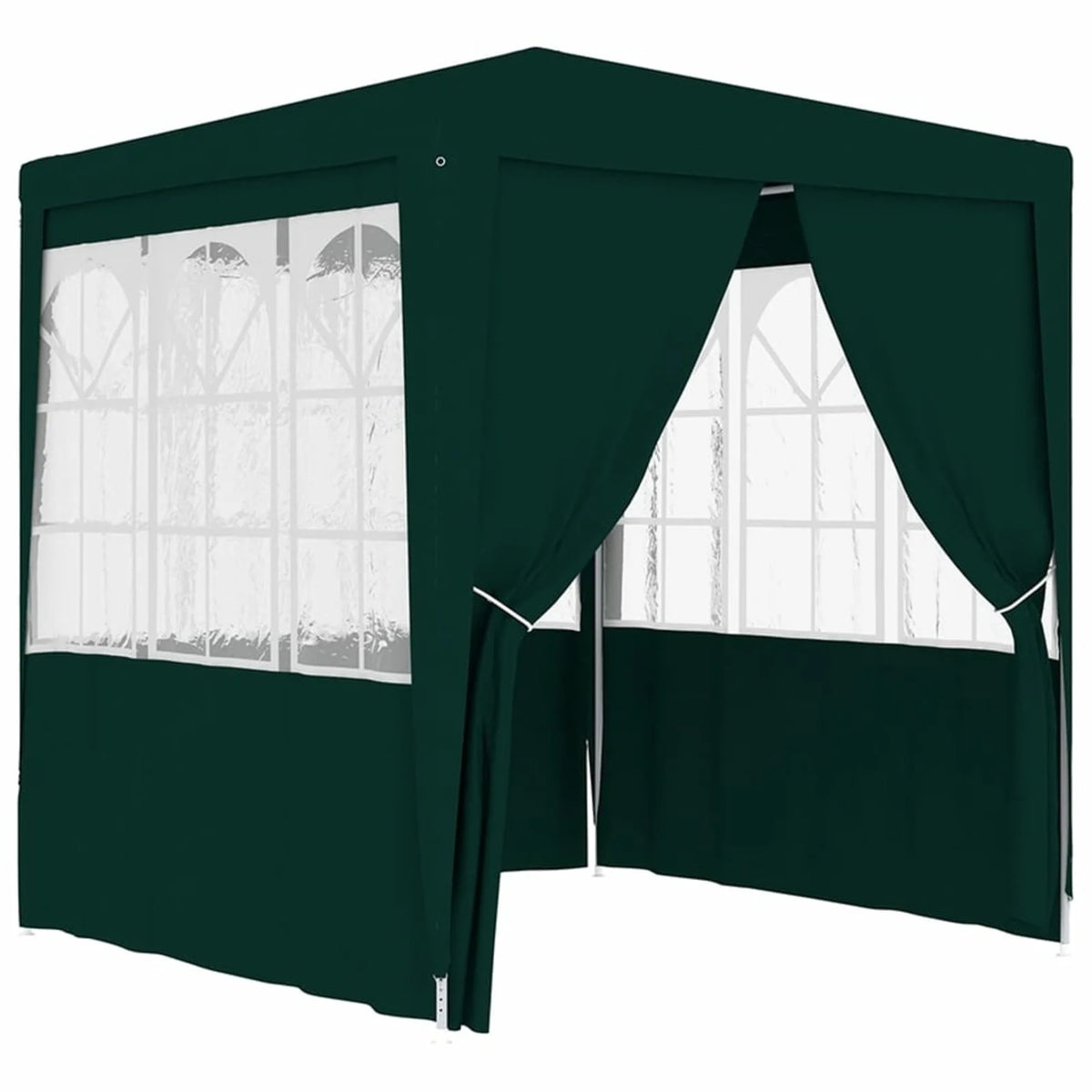 Green Party Tent with Side Walls 6.6'x6.6' Q1786