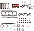 Head Gasket Set Intake Exhaust Valves for 87-94 Toyota Tercel 1.5L SOHC 3E 3EE Z5325