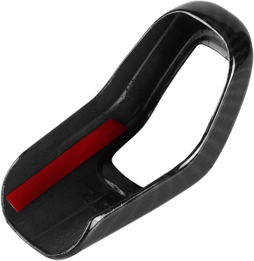Carbon Fiber Car Gear Shift Knob Cover Trim I50482