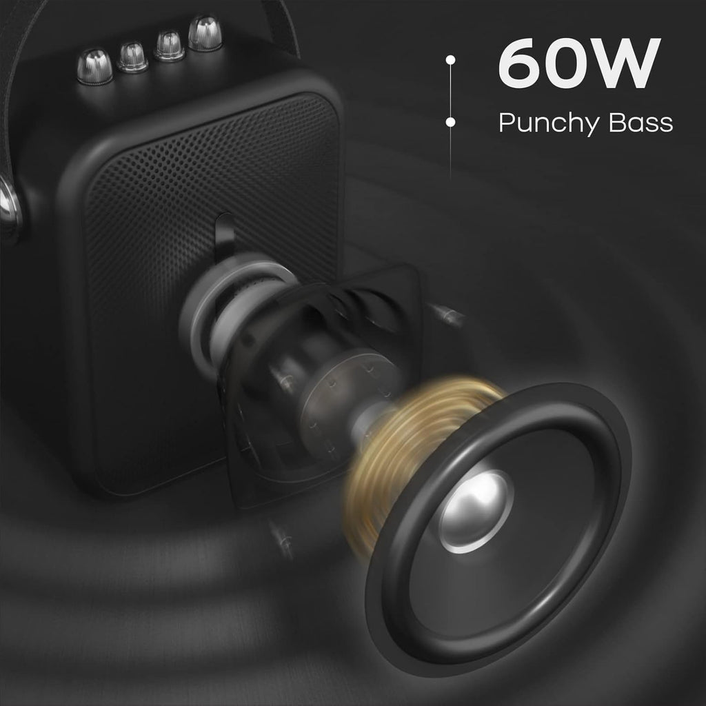 60W Portable Bluetooth Speaker with LED Lights Z839487