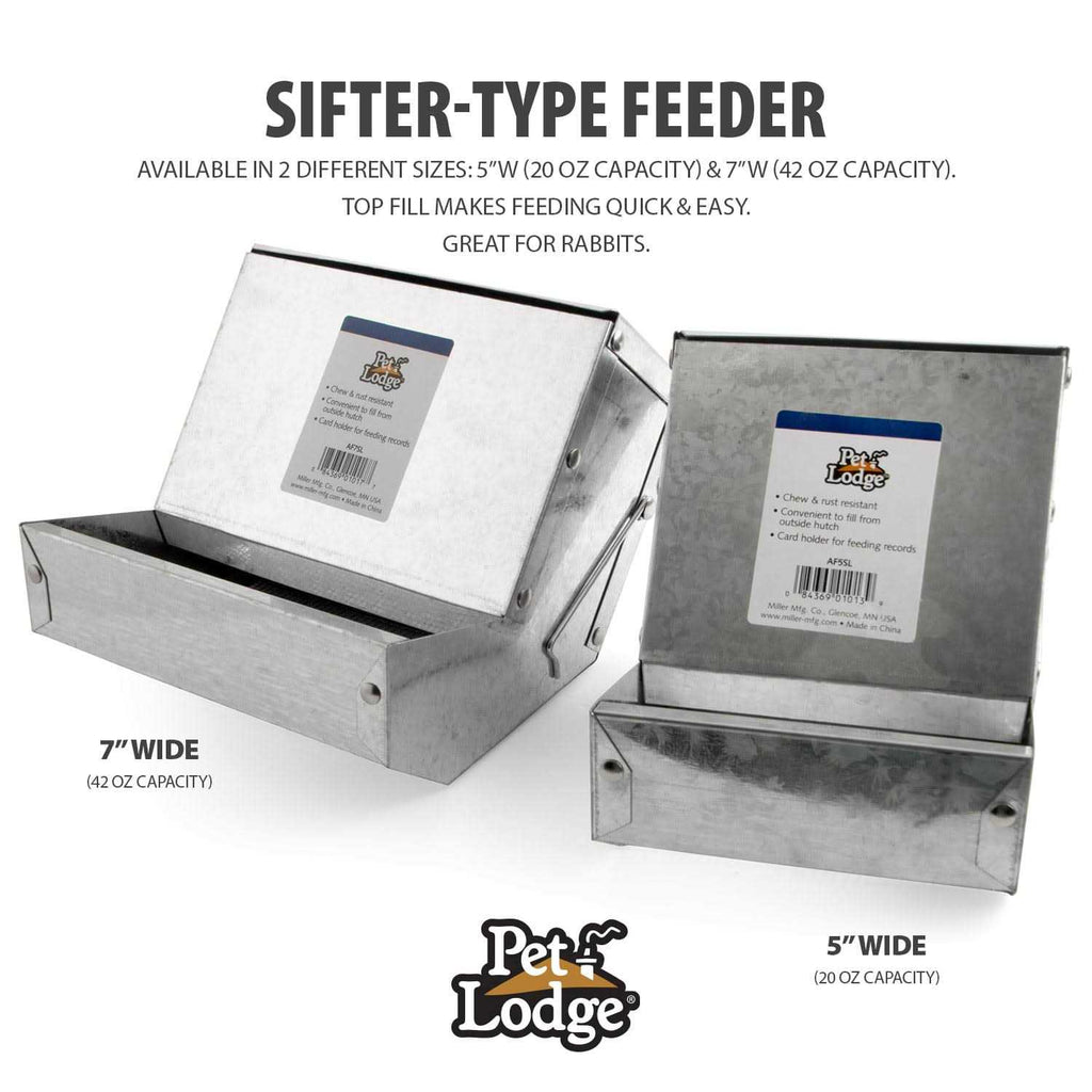 Feeder with Sifter Bottom & Lid B3583
