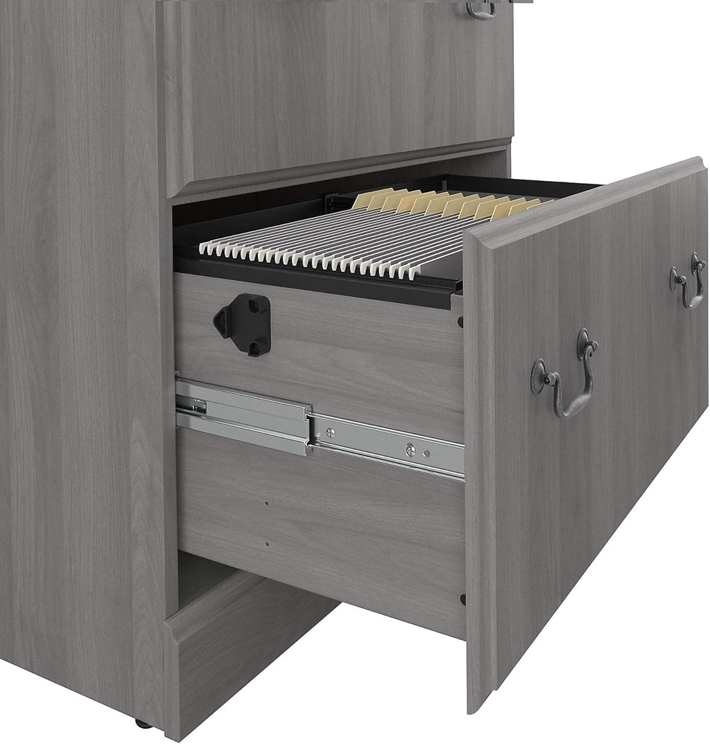 2 Drawer Lateral File Cabinet, Gray U76001