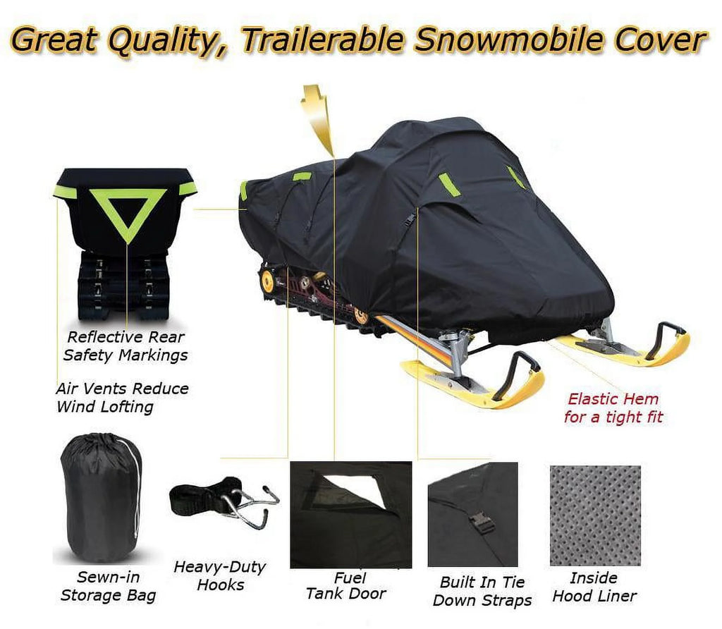 Trailerable 600 Denier Snowmobile Cover G3952