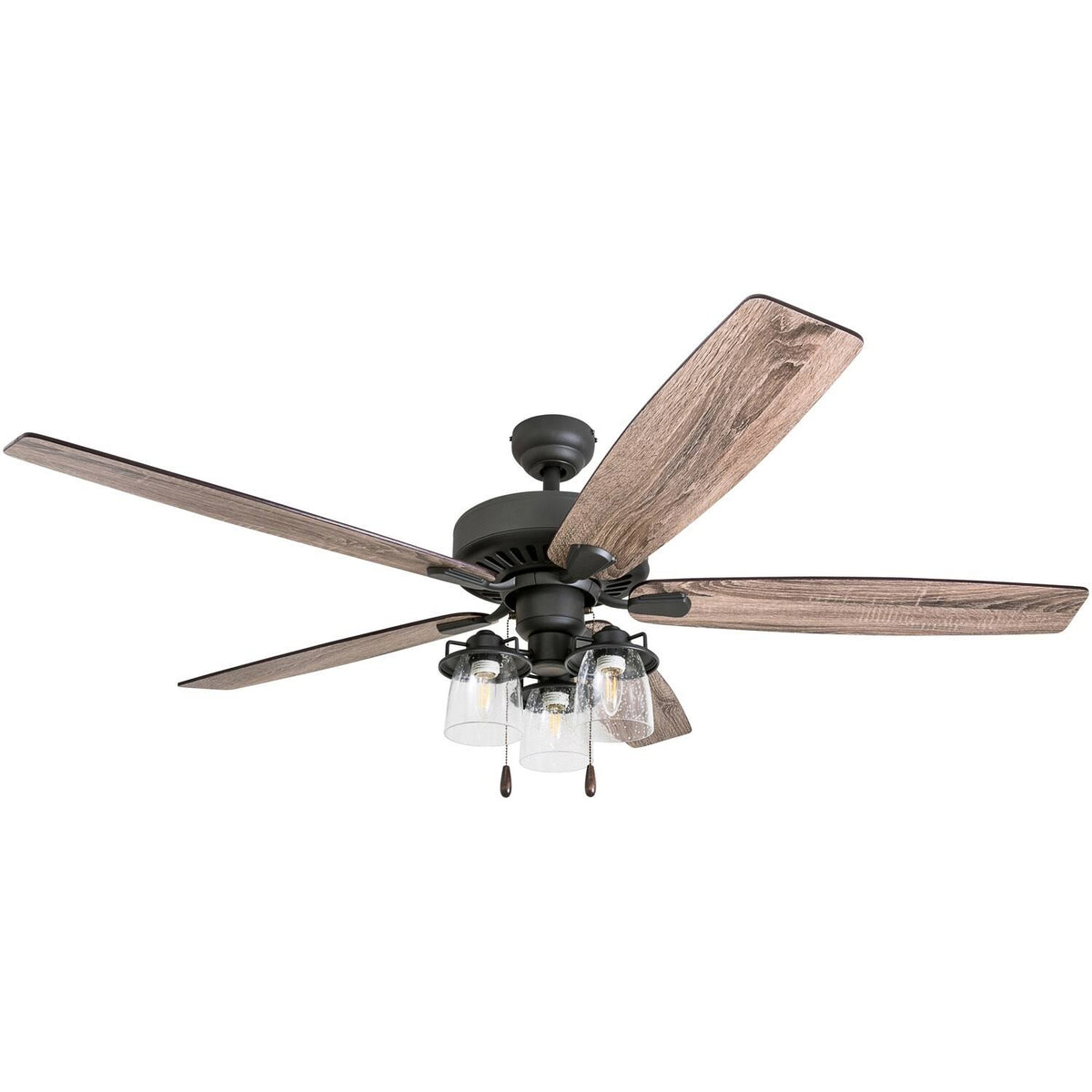 Bronze 60-Inch LED Ceiling Fan with Pull Chains P778370