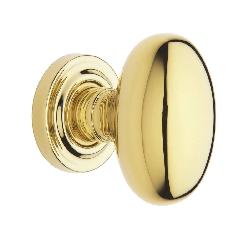 Polished Brass Egg Knob N27736
