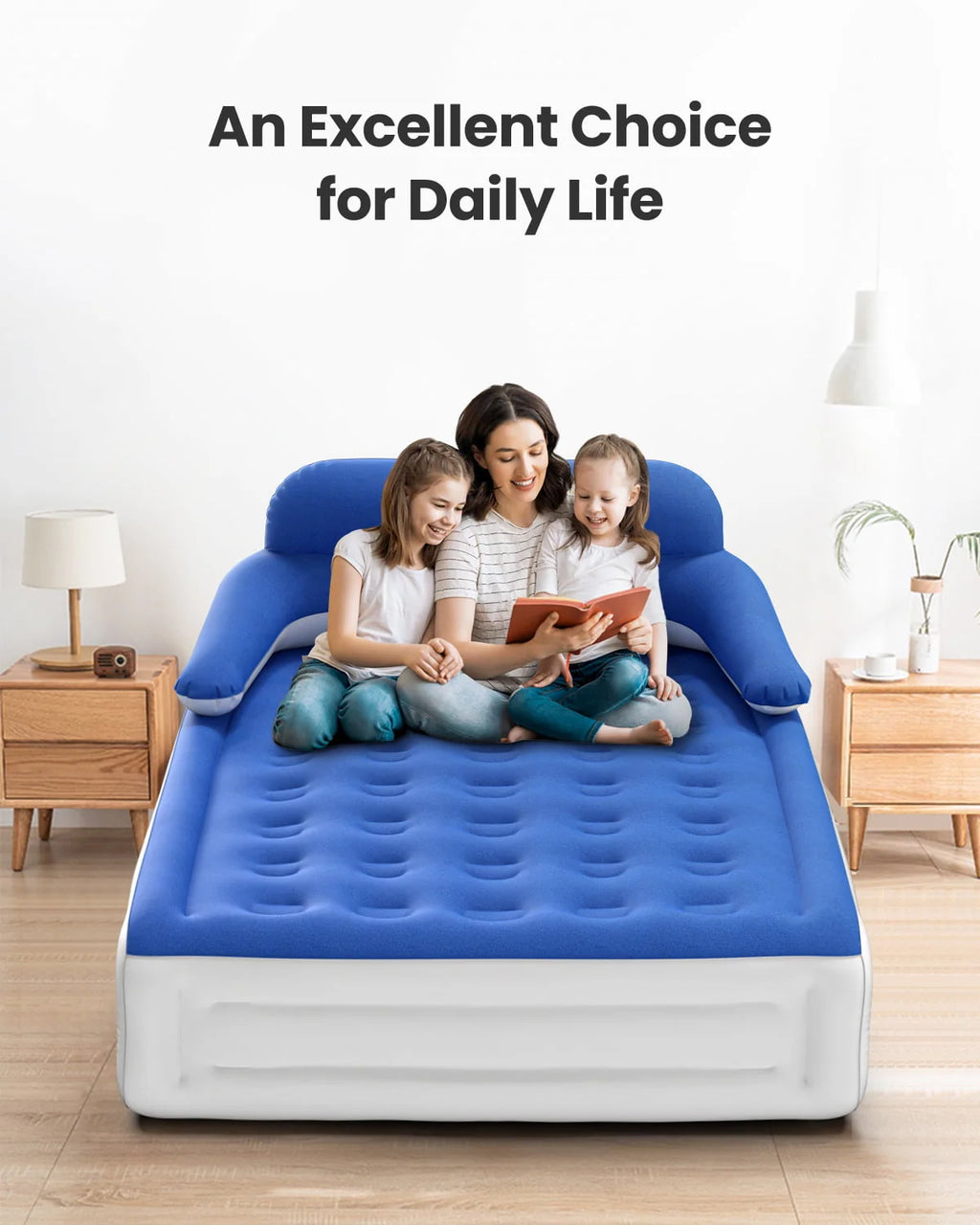 Queen Air Mattress with Built-in Pump K9719