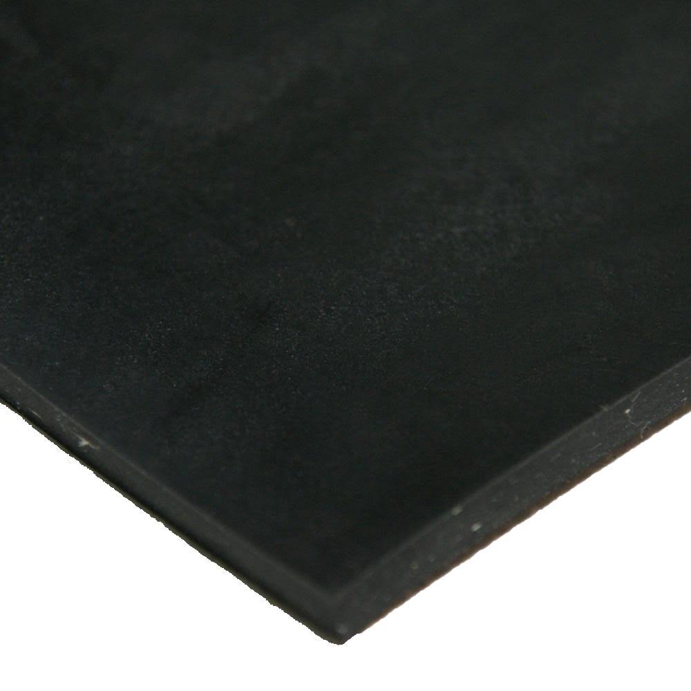 Cloth Inserted SBR 70A Black 3/16x22 Thick x 3ft W W520