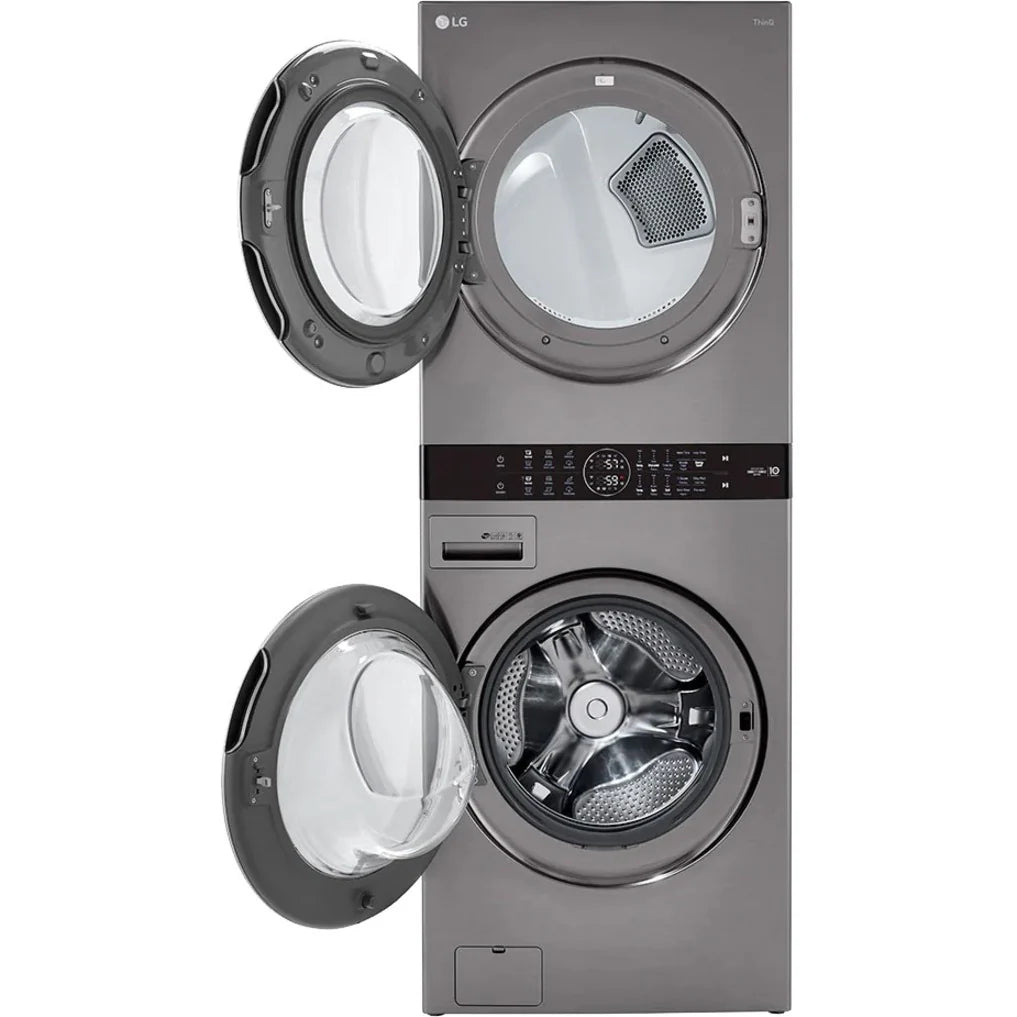 White Combination Washer Electric Dryer E456