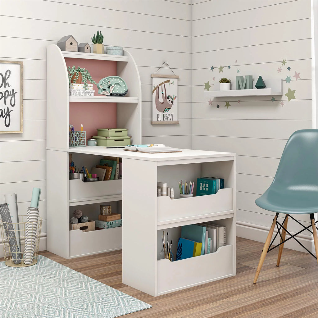 White Kids Craft Desk B182090