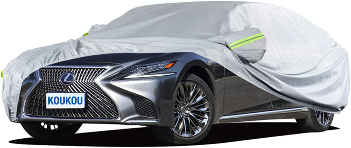 6 Layers Waterproof Car Cover 193 X72 X59 inches U346481